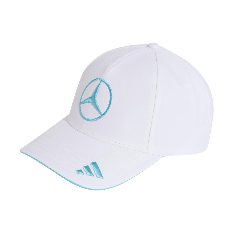 Mercedes AMG Petronas F1 2026 týmová kšiltovka George Russell #63 - bílá