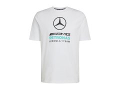 Mercedes AMG Petronas pánské tričko Large Logo white F1 Team 2026